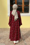 Bordo Şal Tunik