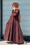 Burcu Kahverengi Elbise
