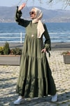 Burcu Yeşil Elbise