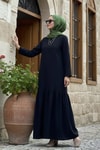 İnci Siyah Elbise