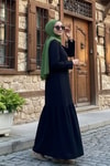 İnci Siyah Elbise