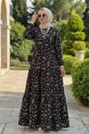 Narin Taba Desenli Elbise