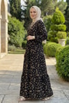 Narin Taba Desenli Elbise
