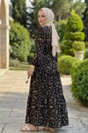 Narin Taba Desenli Elbise
