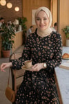 Narin Taba Desenli Elbise