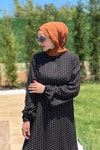Puanlı Siyah Tunik