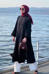 Siyah Doğal Pamuk Tunik