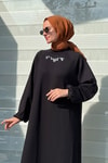 Siyah Oysho Tunik Elbise