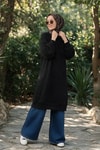 Siyah Sweat Tunik