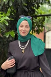 Zümrüt Yeşili Jaz Şal
