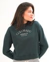  Kadın Nakış Detaylı Üç İplik Şardonlu Sweatshirt