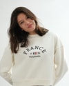  Kadın Nakış Detaylı Üç İplik Şardonlu Sweatshirt