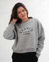  Kadın Nakış Detaylı Üç İplik Şardonlu Sweatshirt
