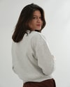  Kadın Nakış Detaylı Üç İplik Şardonlu Sweatshirt