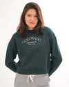  Kadın Nakış Detaylı Üç İplik Şardonlu Sweatshirt