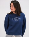  Kadın Nakış Detaylı Üç İplik Şardonlu Sweatshirt