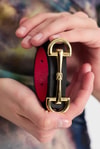 Acı Kahve Gold Tokalı İnce Kemer 411