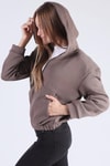 Acı Kahve Oversize Fermuarlı Sweat 8125M