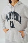 Açık Gri Kapüşonlu Oversize Sweat 3720