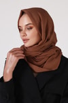Bambu Kraş Şal - 5661 Acı Kahve