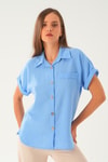 Bebe Mavi Cep Detay Bluz 108801-1