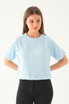 Bebe Mavi Kol İnci Detay Bluz 71511