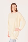 Bej Arma Detaylı Sweat 1418