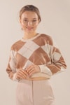 Bej Baklava Desen Kazak 3125