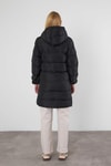 Bej Çift Renkli Oversize Mont 0021-1