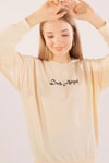 Bej Dark Angel Baskılı Sweat 8633