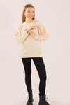 Bej Dark Angel Baskılı Sweat 8633