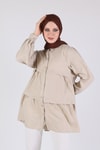 Bej Kat Kat Detay Tunik 6765A