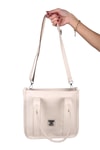 Bej Saten Tote Çanta 9253