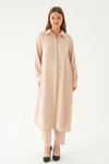 Bej Tunik Pantolon Takım 4016A