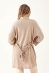 Bel Kuşaklı Kimono - 6538A Bej