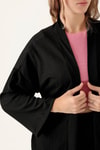 Bel Kuşaklı Kimono - 6538A Siyah