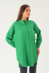 Benetton Yeşili Hakim Yaka Tunik 4172A