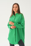 Benetton Yeşili Hakim Yaka Tunik 4172A