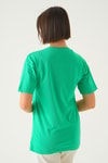 Benetton Yeşili Home Girl Baskı Oversize Tişört 1715