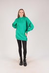 Benetton Yeşili İnci Detay Tunik 2209