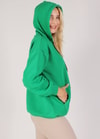 Benetton Yeşili Oversize Bağcıklı Sweat 8135M