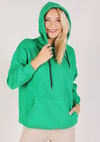 Benetton Yeşili Oversize Bağcıklı Sweat 8135M