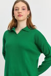Benetton Yeşili Polo Yaka Tunik 5410
