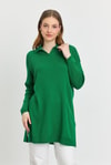 Benetton Yeşili Polo Yaka Tunik 5410