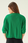 Benetton Yeşili Salaş Tişört 1445