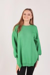 Benetton Yeşili Yan Zincirli Tunik 2260