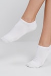 Beyaz 3'lü Sneaker Çorap 1022