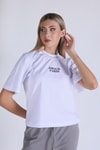 Beyaz Amour Baskı Tişört 23458