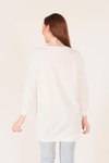 Beyaz Arma Detaylı Sweat 1418