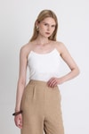 Beyaz Askılı Sandy Atlet Bluz 220